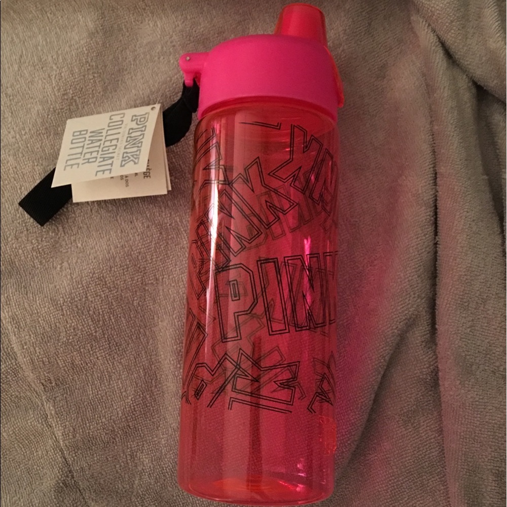 ‘PINK’ water bottle. Holds 32 oz.